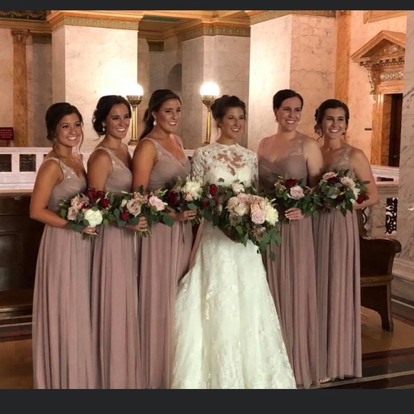 BHLDN Hitherto bridesmaid dress with lace in dusty rose - Picture 11 of 11